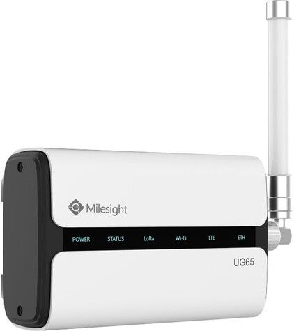 Milesight UG65 LoRaWAN indoor gateway met 4G