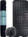 HSXL The Original - Tapis de douche antidérapant / Tapis de bain Noir 100x40CM - Caoutchouc - Antidérapant