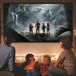 SANBOUSI Écran De Projection 120 Pouces 16:9 - Écran De Cadre Pour Home Cinéma - Projecteur Pour Projection 4k Hd - Grand Angle De Vision - Montage Mural - Solution Contre Les Plis