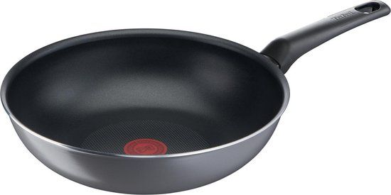Tefal Easy Plus Wokpan - 28 cm - Zwart