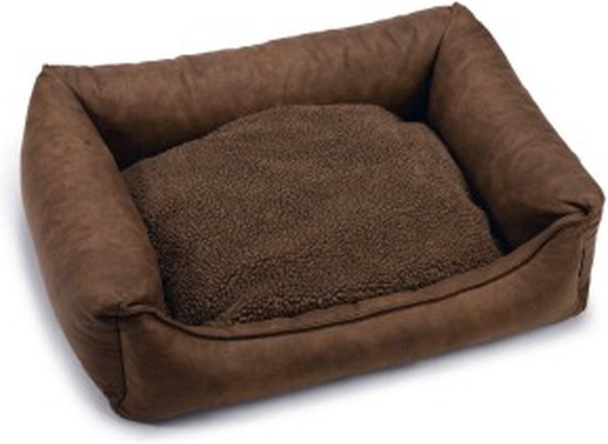 Beeztees Uma Orthopedische Hondenmand - Bruin - 80x60x22cm