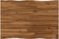 vidaXL Tafelblad Rechthoekig Glas Naturel 90 x 60 x 3 cm