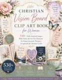 Christian Vision Board Clip Art Book for Women