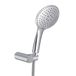 Gedy G-Tech 03 Universele handdouche met 3 straalsoorten, 150 cm, van ABS-kunststof met geborstelde nikkel-afwerking, 2 jaar garantie en douchefilter