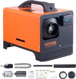 VEVOR Lucht Diesel Standkachel 12 V 5 kW Oranje/Zwart