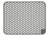 Tapis d'évier cascade - Silicone - Gris anthracite - 36 x 46 cm - Rectangulaire