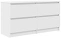 vidaXL Tv-meubel bewerkt hout wit 100x35x54 cm