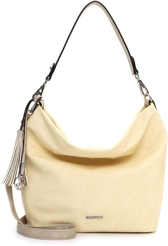 Emily & Noah Buideltas E&N Elke (62790) - Dames handtassen - lightyellow