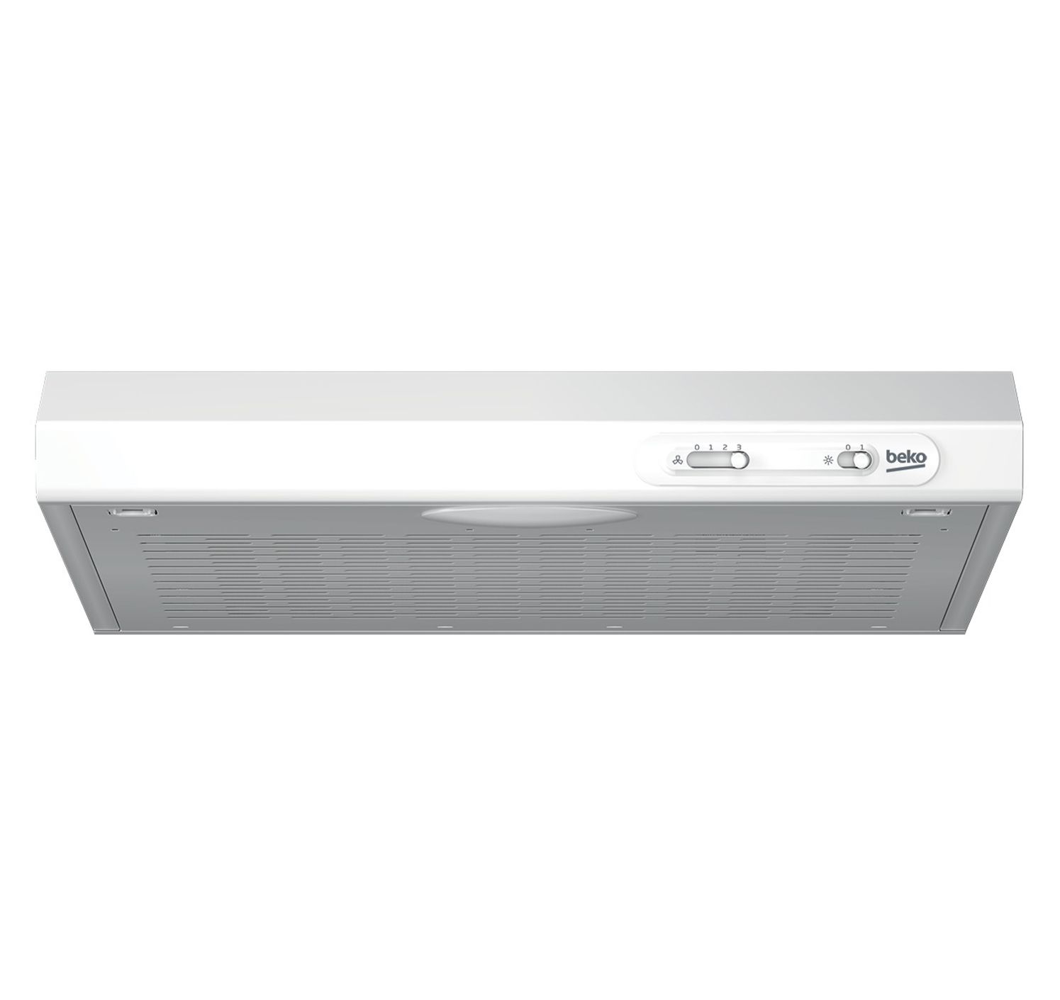 Beko CFB 5310 W - Afzuigkap - Muurmontage - Wit - 125 m³/uur - D