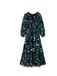 Desigual Jurk 'RHODE ISLAND' blauw / groen / zwart / offwhite