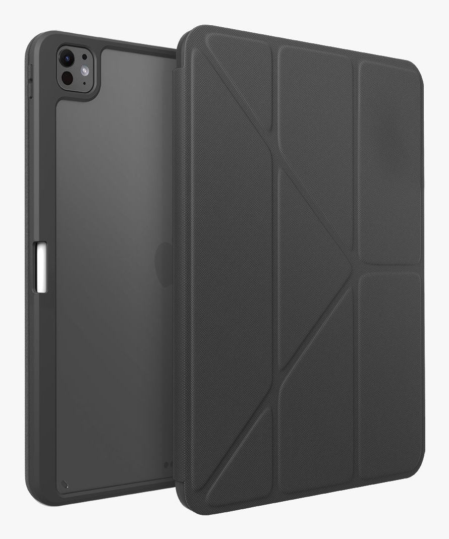 Uniq Moven Case - Book Case for Apple iPad Pro 13 (2024) - Charcoal Grey