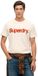 Superdry Classic Core Logo Shadow Tee M1012197a Oatmeal Beige Mannen Maat - S