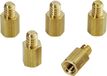 Renkforce RF-4453066 Schroeven & moeren Goud 5 stuk(s)