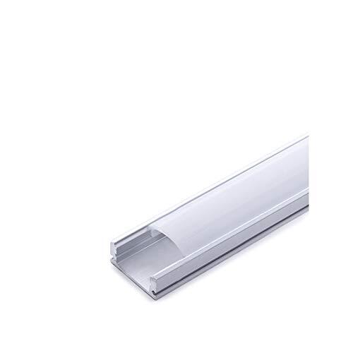 Greenice Aluminium profiel voor ledstrips – diffuser melkachtig x 1 m