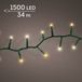 Lumineo compact kerstverlichting | 1500 LED | 34 meter | warm wit en klassiek warm