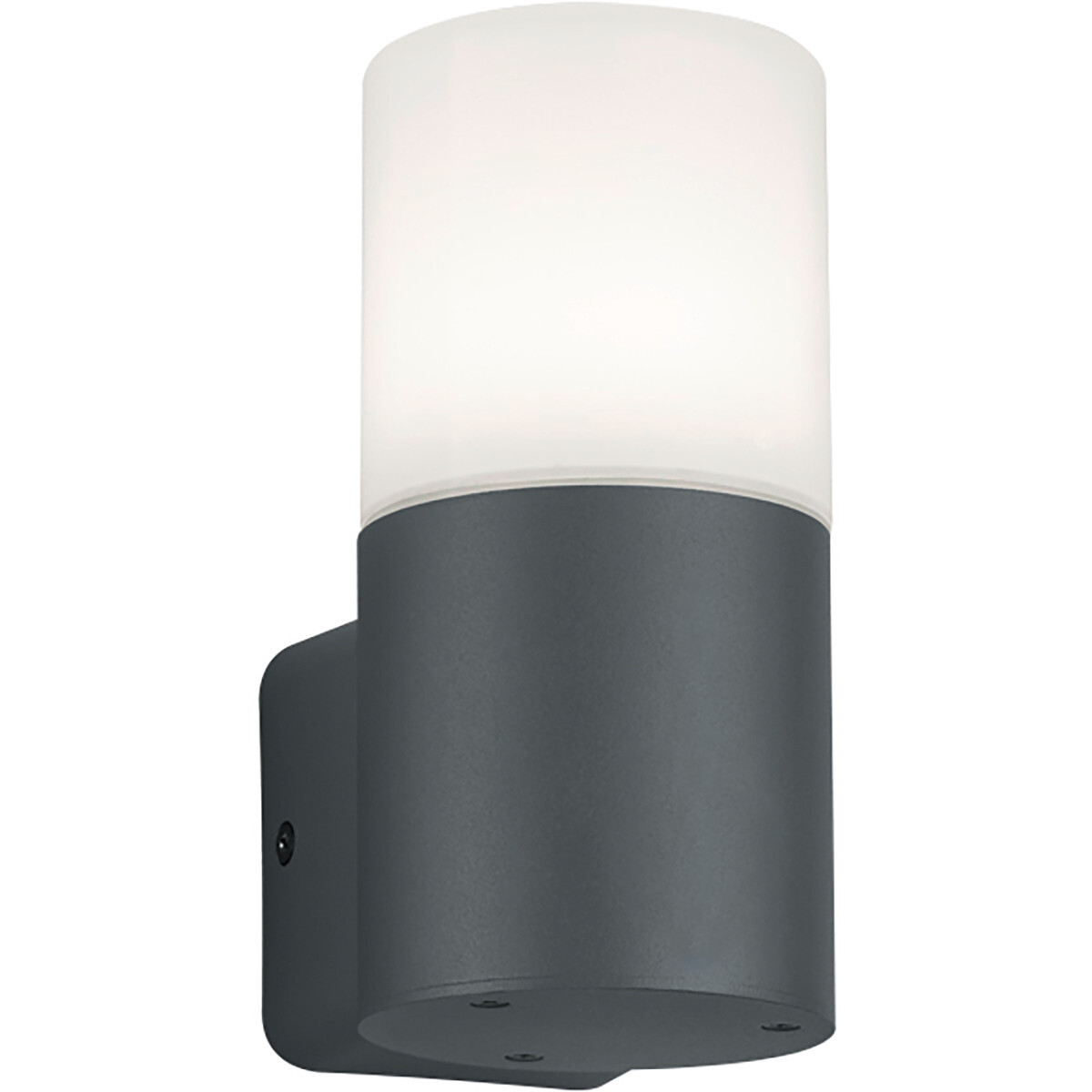 BES LED LED Tuinverlichting - Wandlamp - Trion Hosina - E27 Fitting - Mat Zwart - Aluminium