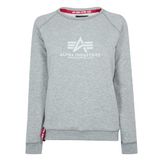 Alpha Industries New Basic Sweatshirt Dames Grey Heather