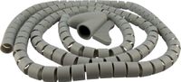 Schwaiger KBSL28 041 Kabelspiraalslang Grijs