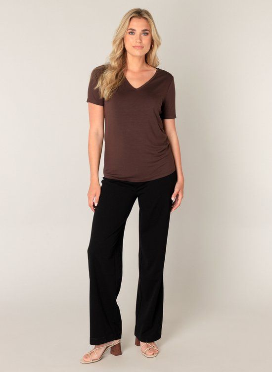 BASE LEVEL Yanic Jersey Shirt - Brown - maat 42