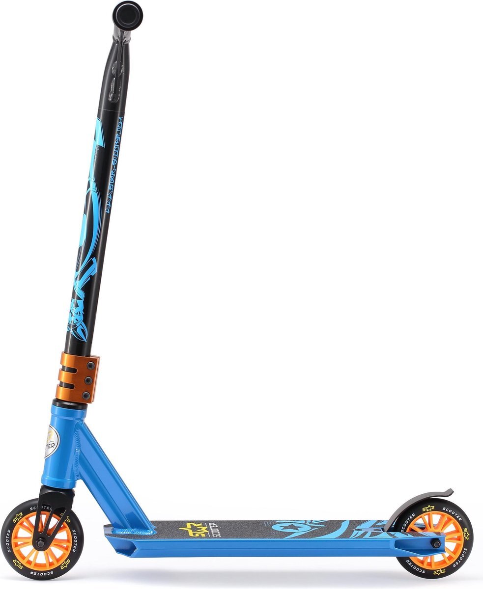 STAR SCOOTER Freestyle Jump alu stuntstep, 110mm Mini , blauw