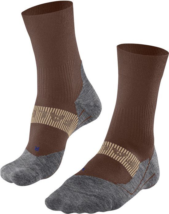 FALKE RU4 Cool anti-blaar functioneel materiaal hardloopsokken heren bruin - maat 42-43