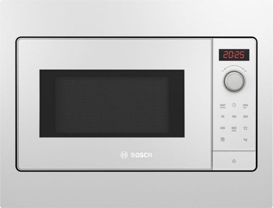 Bosch BFL523MW3 - Ingebouwde Solo Magnetron - 20L - 800W - Wit