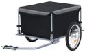Remorques de vélo - Remorques de vélo cargo - Pliable - Capacité de charge de 65 kg - Bac de chargement amovible avec bâche - Couverture étanche - Vert armée