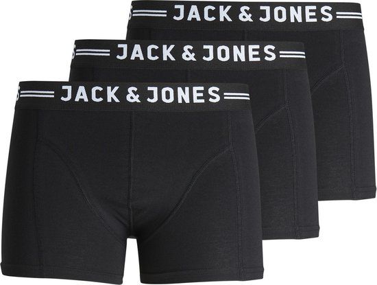 JACK&JONES JUNIOR SENSE TRUNKS 3-PACK NOOS JNR Jongens Onderbroek - Maat 176