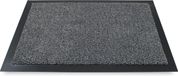 Tapis de porte - Set de 2 pièces - PVC - anthracite - rectangulaire - 60 x 90 cm - tapis d'entrée anti-salissure