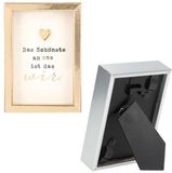 Depesche fotolijst cadeau houten decoratie roze 8,4x5,8cm