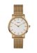 Timex Transcend Quartz Analoog Horloge Gouden Toon Kast: 100% Loodarm Messing | Armband: 100% Roestvrij Staal 34 TW2Y10200AJ, TW2Y10300AJ
