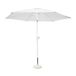 Milo srl COS095 tuinscherm Ø 3 middenpalen wit voor buiten Gelateria bar hotel Albergo