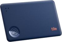 Life360 Tile Slim - Portemonneefinder, Bluetooth-tracker en itemfinder voor bagagelabels, paspoorten en meer. Zowel iOS- als Android-compatibel. Telefoonfinder. 1 stuk (navy blaze)
