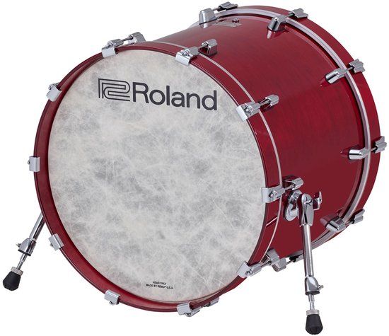 Roland KD-22-GC – Gloss Cherry - 22” V-Drums Acoustic Design Bassdrumpad