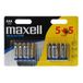 Maxell Piles Alcalines AAA 1.5V Pack de 10 Multi