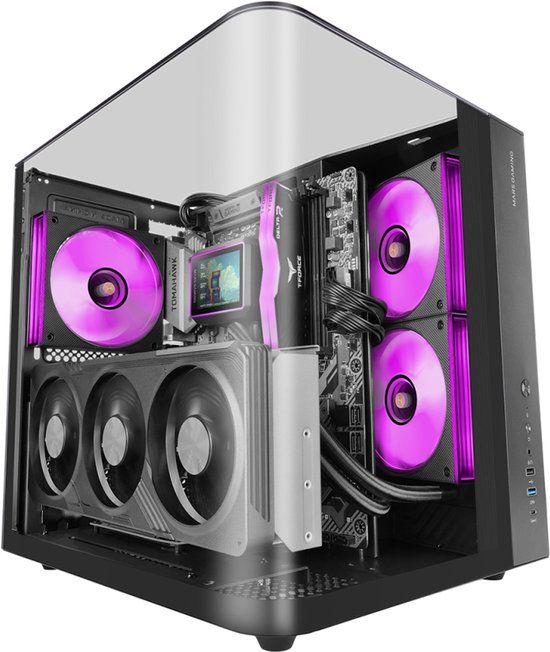 Mars Gaming MC-INFINIOLITE Midi Tower Zwart