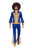 WILBERS Boogie Bob Glitter Disco - Man - BlauwGoud
