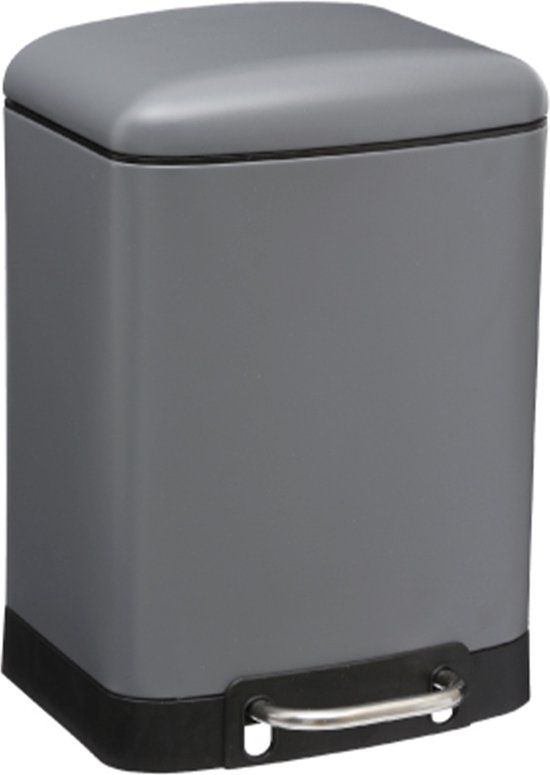 5Five Ariane - Pedaalemmer - 6L - Donkergrijs - Metaal