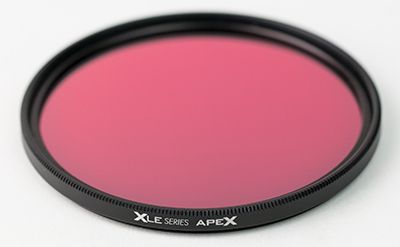 Tiffen 67mm "apeX" Infraroodfilter voor camera's - Zwart/Rood - DSLR, APS-C, Micro 4:3