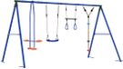 vidaXL Jeu de balançoire - Multicolore - Acier - PE