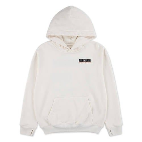 Abercrombie & Fitch hoodie met backprint wit