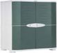 Intergard Kunststof opbergkast groen - 70x45x184cm