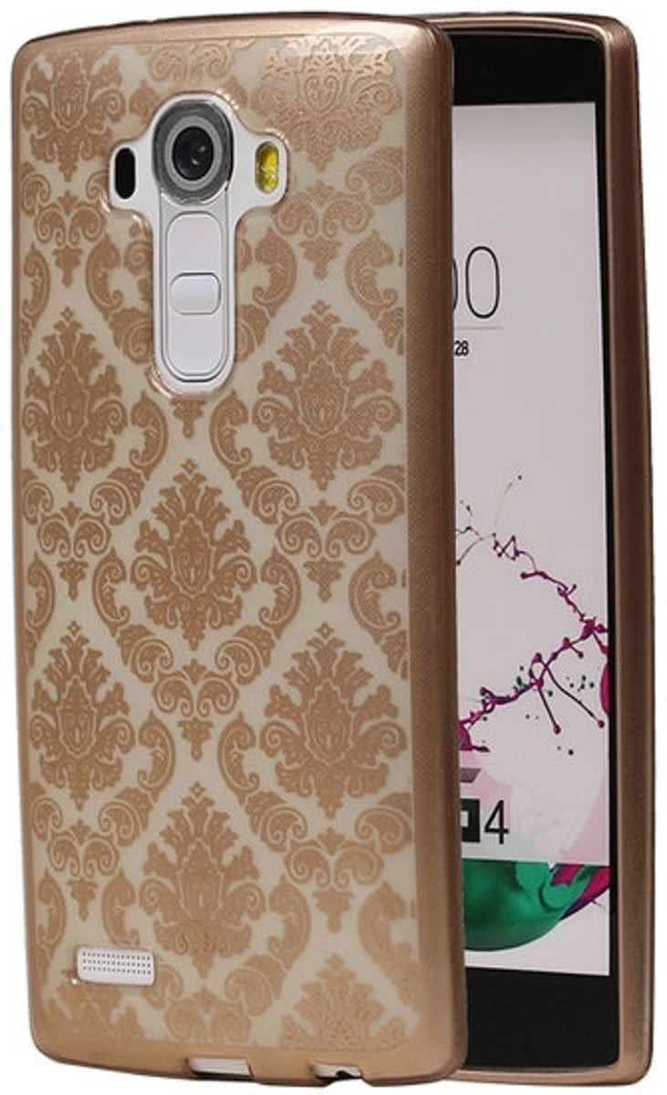 Best Cases Goud Brocant TPU back case cover hoesje voor LG G4