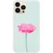 Apple Siliconen hoesje compatibel met iPhone 13 Pro Max Rose Flower