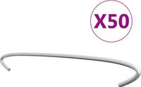 vidaXL Gabionhaken 50 st 50 cm gegalvaniseerd staal