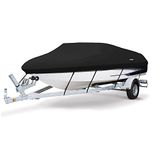 MSC Waterdichte Boothoes, robuust, gemaakt van sterk 600D-polyester, speciaal ontworpen voor bescherming tijdens transport (traileren) en blootstelling aan de elementen (model B - lengte: 4,3-4,9 m)