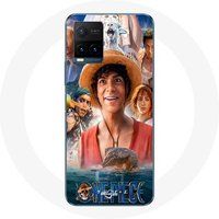 Maniacase Hoesje voor Vivo Y21s 2021 / Y21 2021 One Piece Luffy Poster Characters Art Seizoen 1