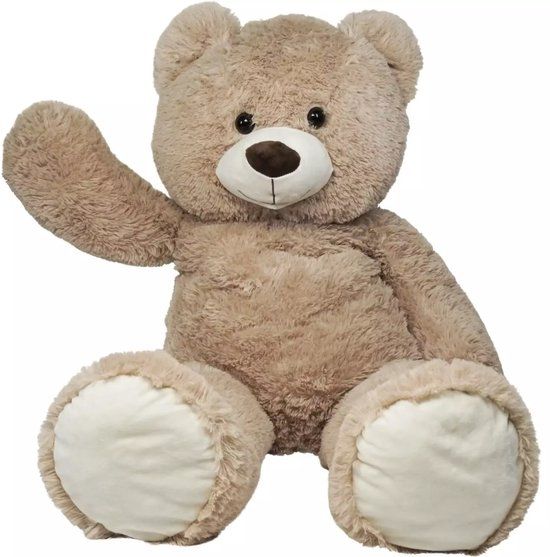 Pirox Toys JollyPluche Knuffelbeer - Licht Bruin - 100 cm