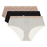DIM Les Pockets Coton Couleurs & Motifs X3 dames boxershort (3-Pack)
