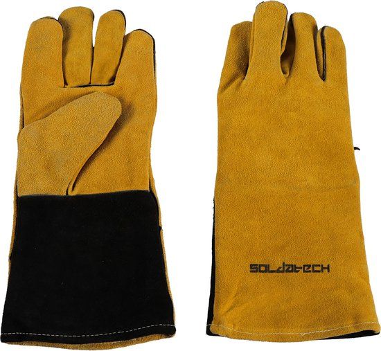Soldatech Lashandschoenen MIG/MAG rundsplit leer maat XL (11")
